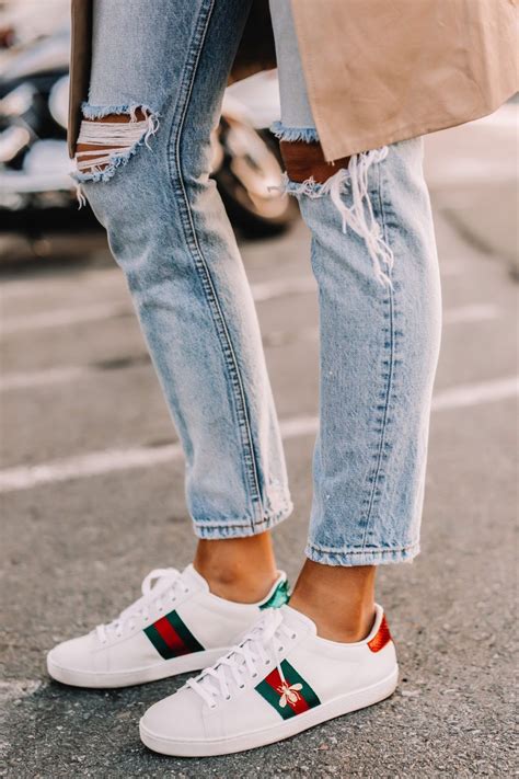 gucci sneakers pinterest|Gucci sneakers outfit women.